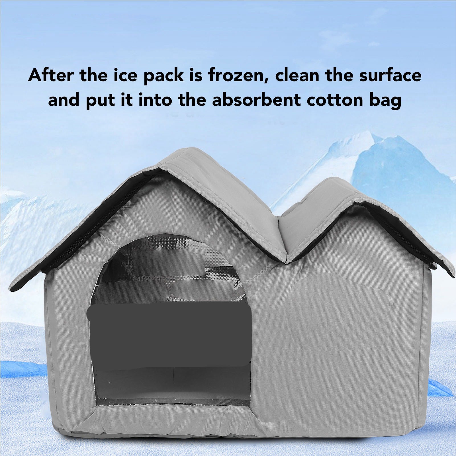 Pet Cooling House: Long-Lasting Oxford Cloth for Cats & Dogs