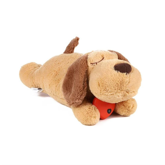 Dog Heartbeat Toy Anxiety Relief Plush for Puppies