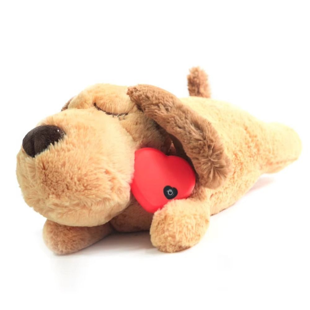 Dog Heartbeat Toy Anxiety Relief Plush for Puppies
