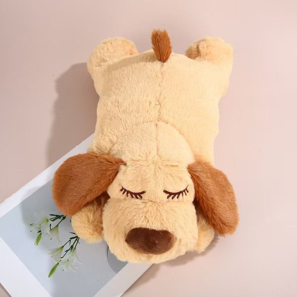 Dog Heartbeat Toy Anxiety Relief Plush for Puppies