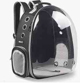 Pet Carrier Backpack: Breathable Bubble Bag for Cats & Dogs
